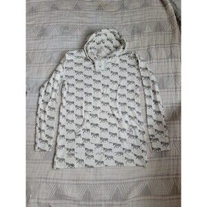 Kate Quinn Women's cowl neck zebra top S nwt